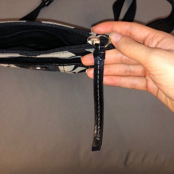 Coach Canvas Coated Crossbody Purse - Picture 5 of 10